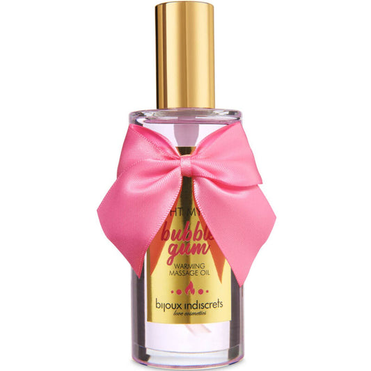 BIJOUX - INDISCRETS LIGHT MY FIRE MASSAGE OIL WARMING EFFECT GUM FLAVOR