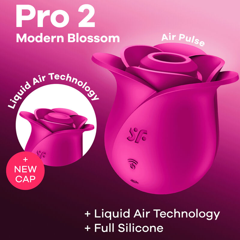 Satisfyer Pro 2 Modern Blossom – Luxus-Druckwellenvibrator mit Liquid Air Technologie