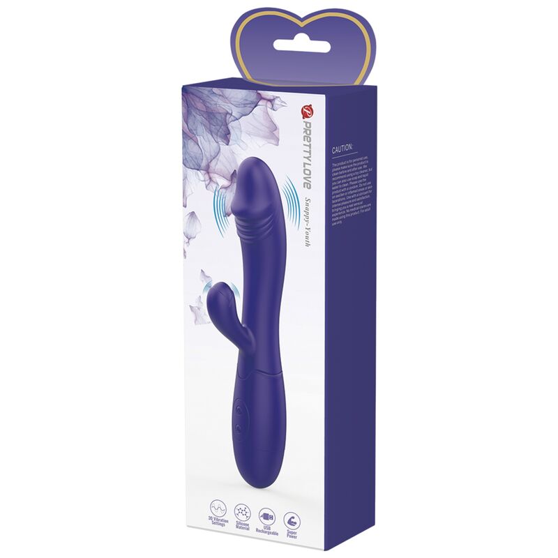 PRETTY LOVE - SNAPPY VIBRATOR & G-SPOT-STIMULATOR VIOLETT