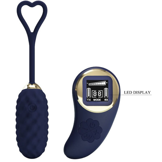 PRETTY LOVE - HUEVO VIBRADOR AZUL VIVIAN CON CONTROL REMOTO