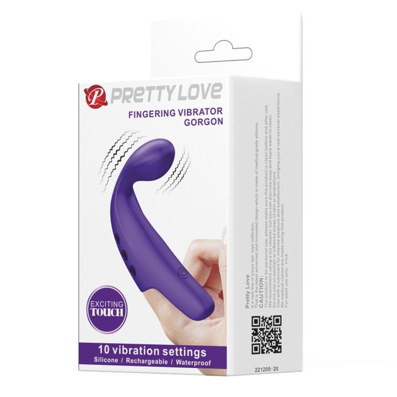 PRETTY LOVE - GORGON PURPLE FINGERVIBRATOR