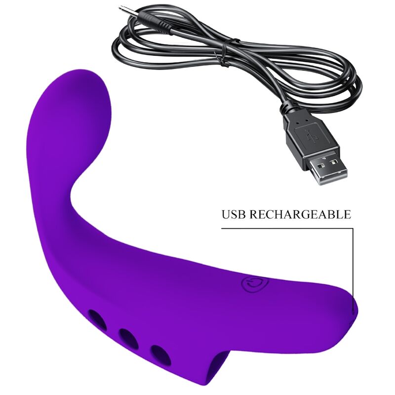 PRETTY LOVE - GORGON PURPLE FINGERVIBRATOR