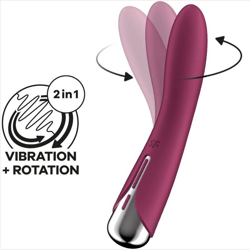 Satisfyer Spinning Vibe 1 – Rotierender G-Punkt-Vibrator mit 12 Vibrationsprogrammen