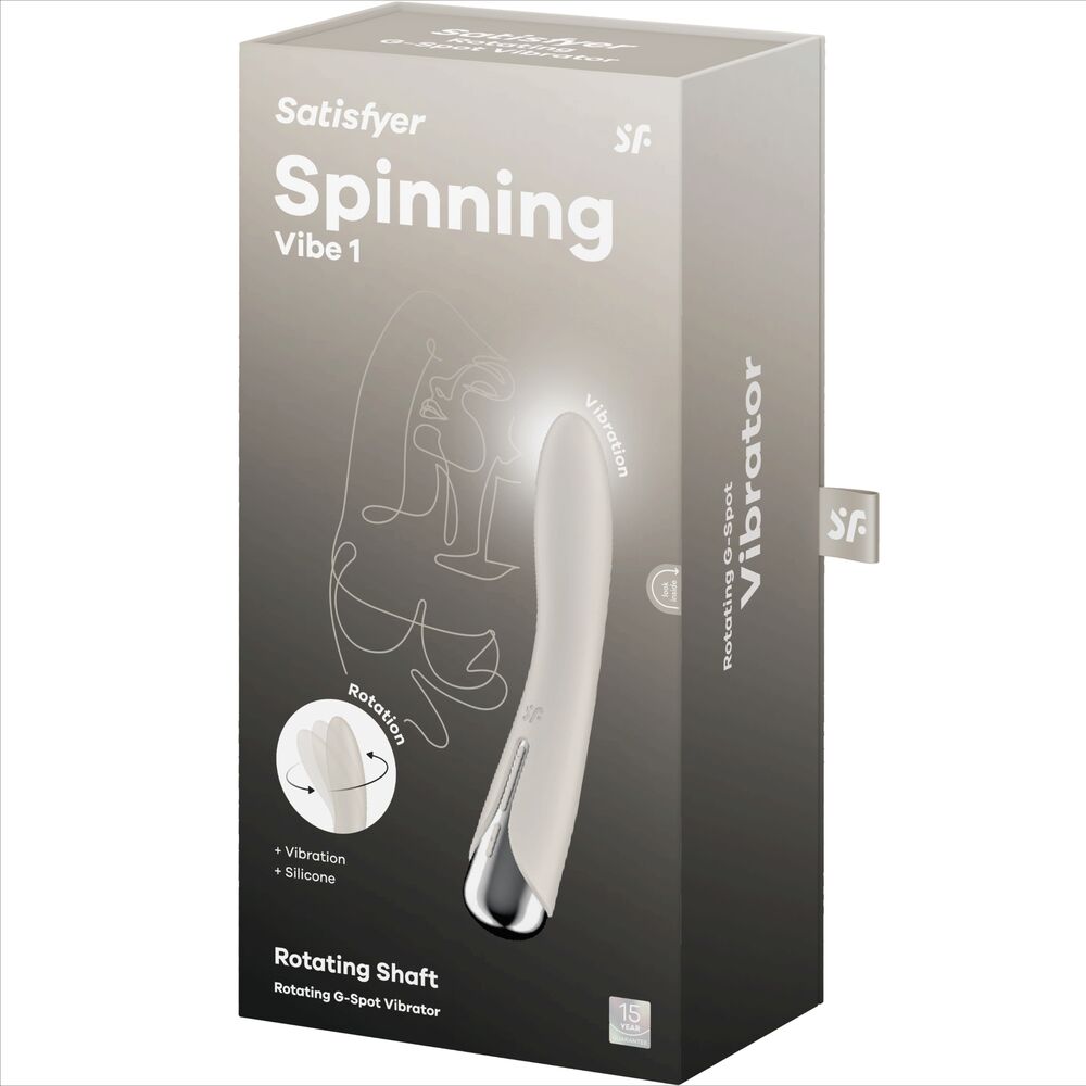 Satisfyer Spinning Vibe 1 – Rotierender G-Punkt-Vibrator mit 12 Vibrationsprogrammen