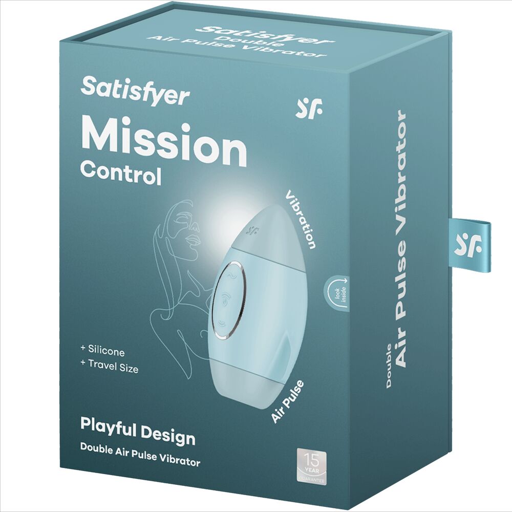 Satisfyer Mission Control – Kompakter Dual-Air-Pulse-Vibrator für Einsteiger