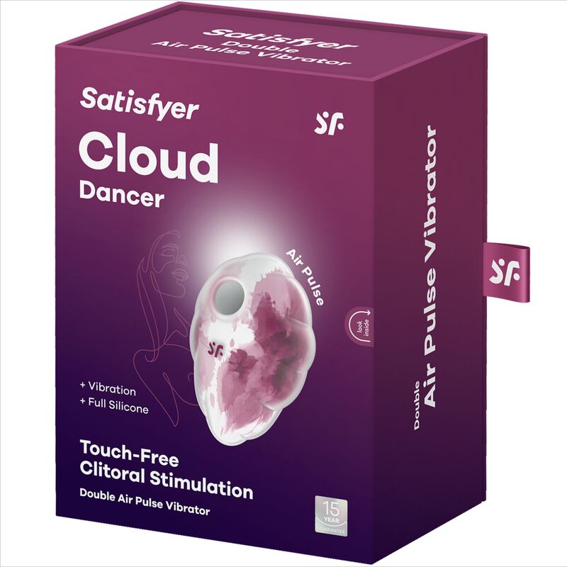 Satisfyer Cloud Dancer – Romantischer Air Pulse Vibrator mit 2 Motoren & 23 Funktionen