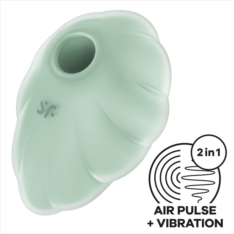 Satisfyer Cloud Dancer – Romantischer Air Pulse Vibrator mit 2 Motoren & 23 Funktionen