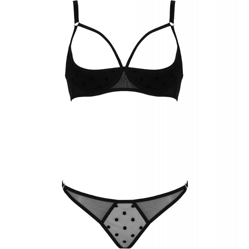 PASSION - MARINA SET ZWEITEILIG SCHWARZ S/M