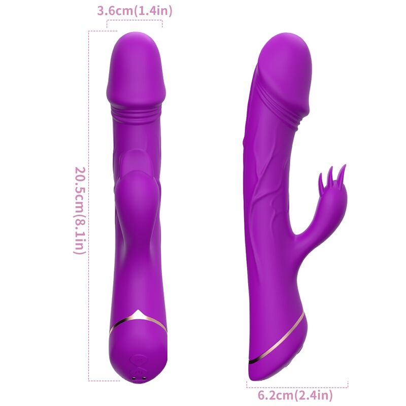 DILDO RABBIT-VIBRATOR - LILA
