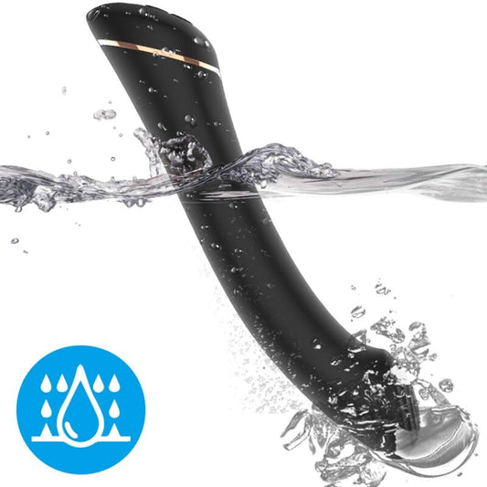ARMONY - VIBRADOR CABEZAL PLEGABLE SILICONA NEGRO