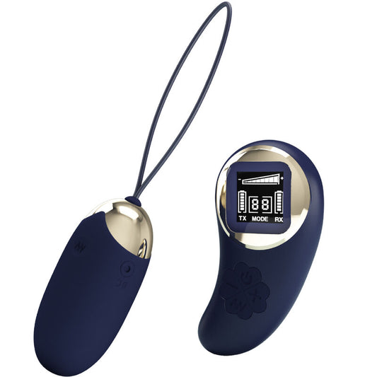 PRETTY LOVE - HUEVO VIBRADOR MINA CON CONTROL REMOTO AZUL
