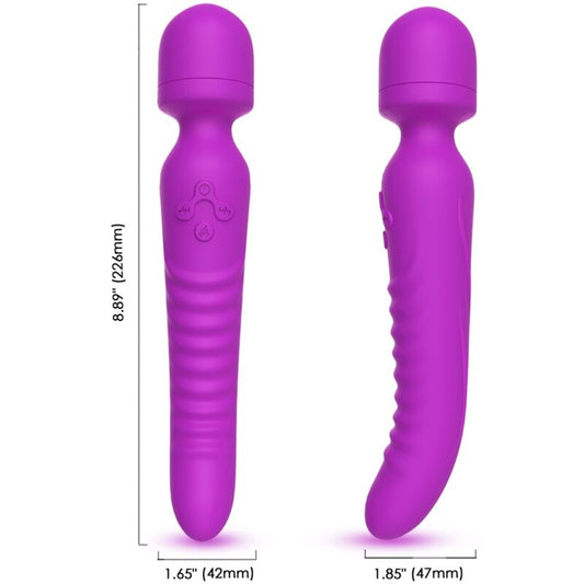 ARMONY - MASAJEADOR Y VIBRADOR MISSION EFECTO CALOR MORADO