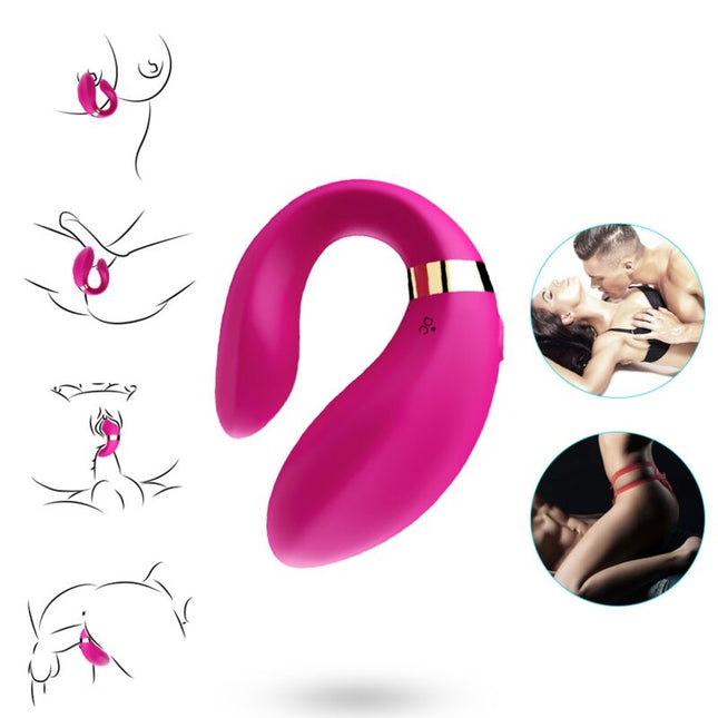 ARMONY - VIBRADOR PARA PAREJAS CON CONTROL REMOTO FUCSIA