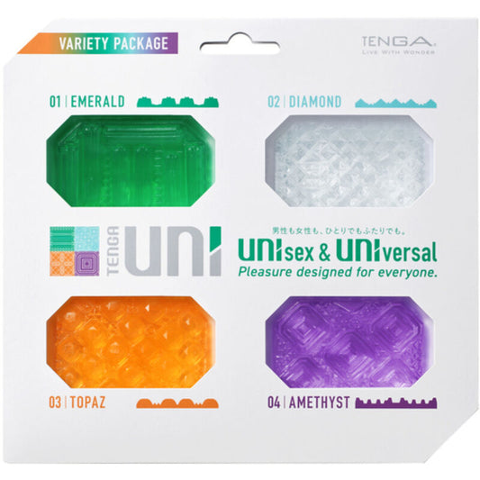 TENGA - MASTURBADOR UNI VARIETY PACK DE 4 COPAS PARA DEDOS