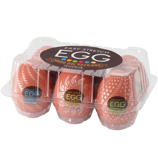 TENGA - HUEVO MASTURBADOR DURO PACK DE 6 UNIDADES