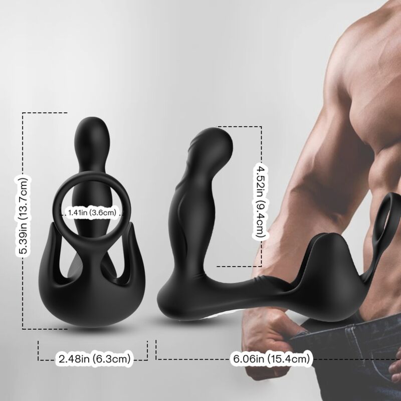 ARMONY - SURROUND VIBRATOR ANAL & STIMULATOR HODEN & RING - FERNBEDIENUNG