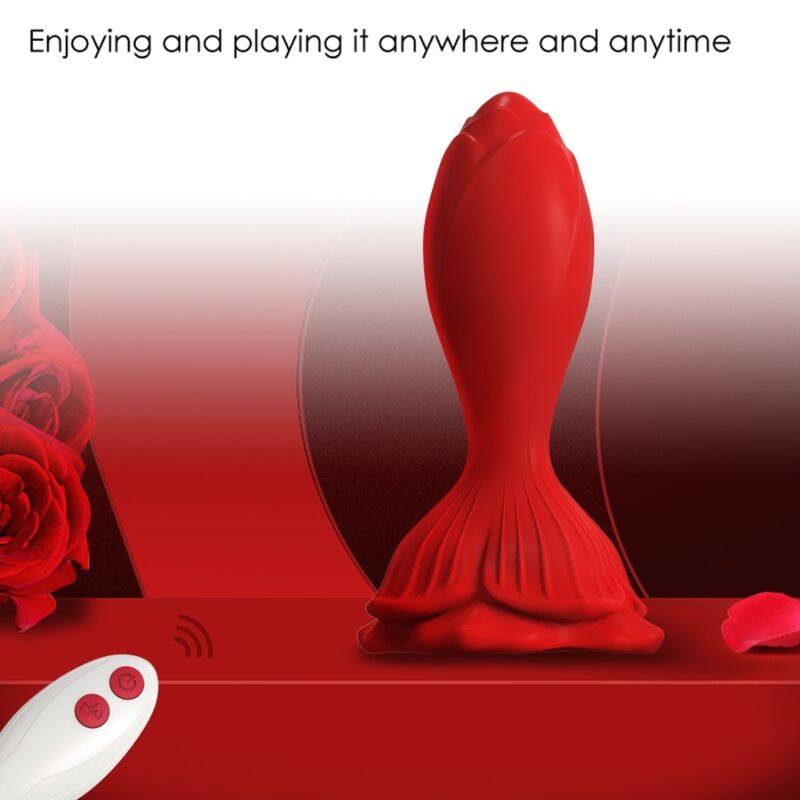 ROSA VIBRATOR & ANALPLUG - FERNBEDIENUNG