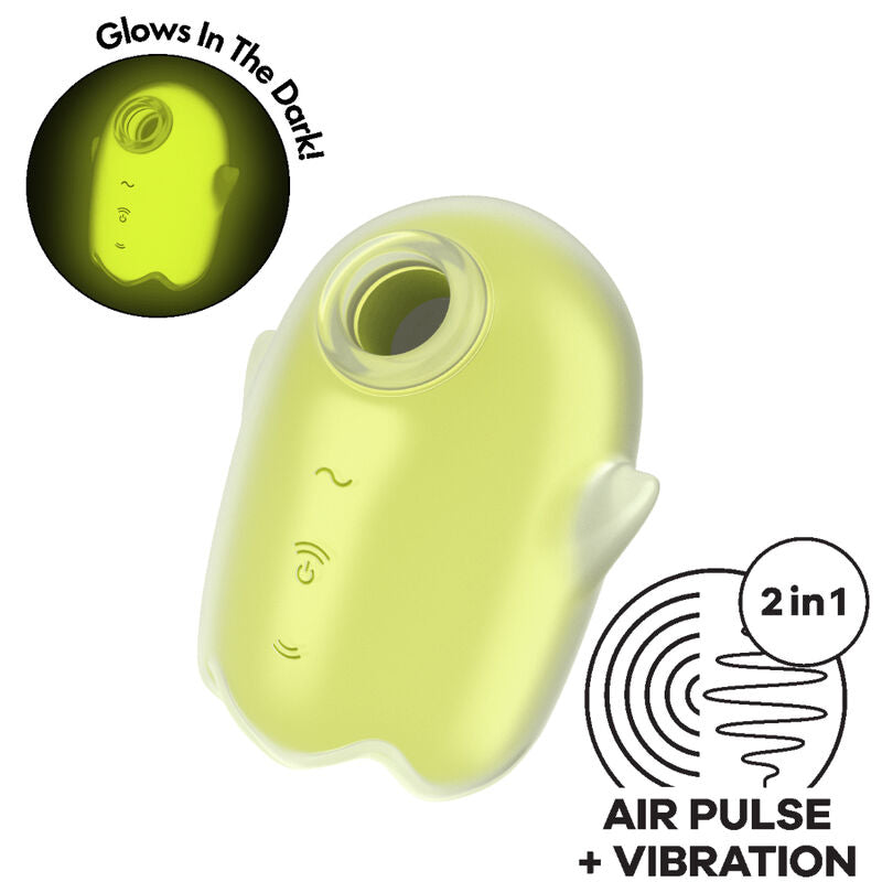 SATISFYER - GLOWING GHOST AIR PULSE & VIBRATOR