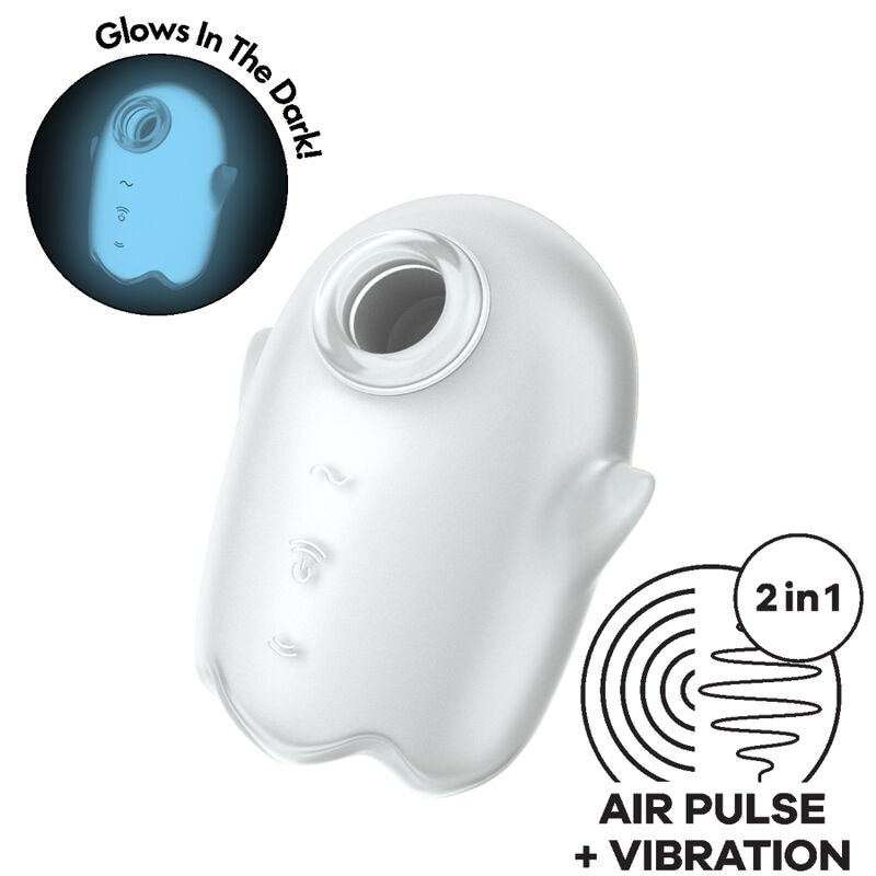 SATISFYER - GLOWING GHOST AIR PULSE & VIBRATOR
