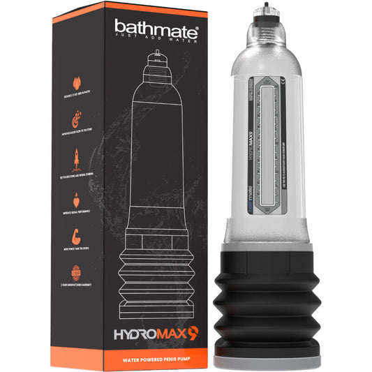 BATHMATE - BOMBA DE AGRANDAMIENTO DE PENE TRANSPARENTE HYDROMAX 9