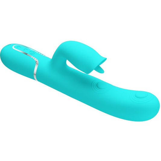 PRETTY LOVE - VIBRADOR CONEJO CON AGUA VERDE PARA LAMER