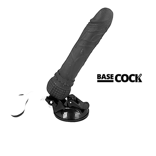 BASECOCK - VIBRADOR CONTROL REMOTO NATURAL REALISTA 19,5 CM -O- 4 CM