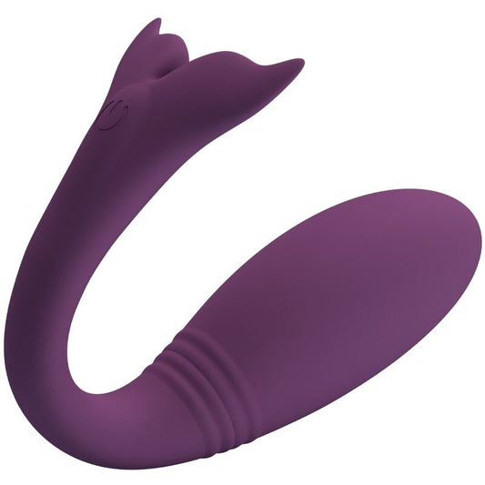 PRETTY LOVE - VIBRADOR JAYLEEN CON CONTROL REMOTO POR APP MORADO