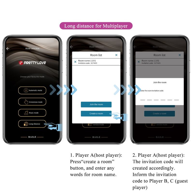 PRETTY LOVE - JEFFERSON APP-GESTEUERTER ANALSTECKER