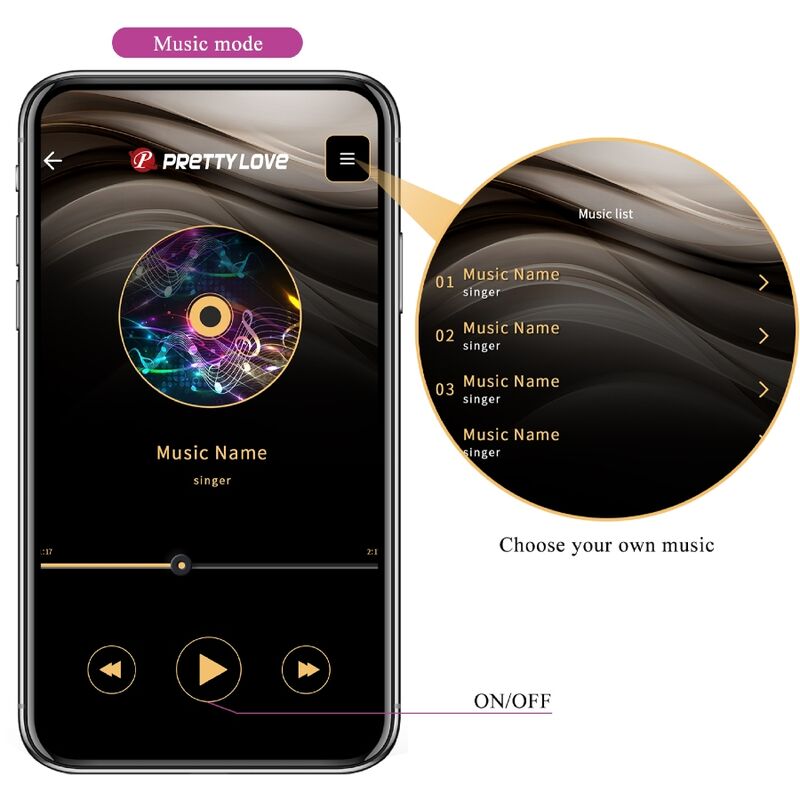 PRETTY LOVE - JEFFERSON APP-GESTEUERTER ANALSTECKER