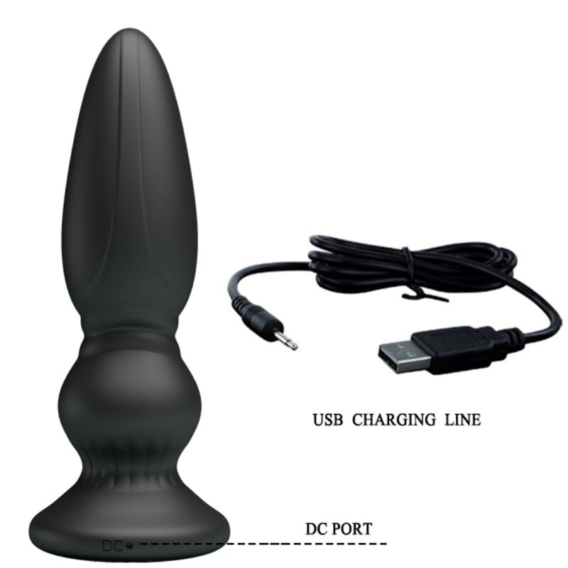 MR PLAY - LEISTUNGSSTARKER VIBRATOR MIT FERNBEDIENUNG, ANALSTECKER