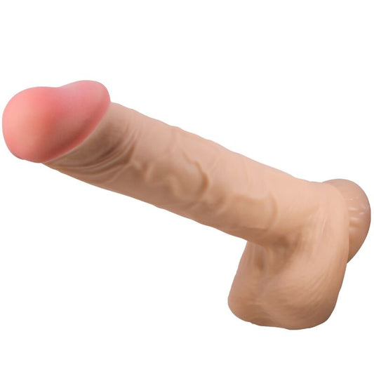PRETTY LOVE - SLIDING SKIN SERIES REALISTIC DILDO WITH SLIDING SKIN SAUNA BOWLS 26 CM