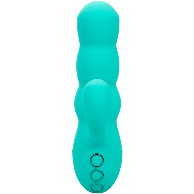 CALEXOTICS - DEL MAR DIVA VIBRADOR RABBIR AQUA GREEN BY CALIFORNIA DREAMING