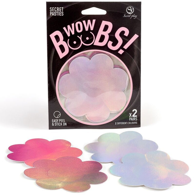 SECRET PLAY - WOW TITS! FLORAL NIPPLE COVERS