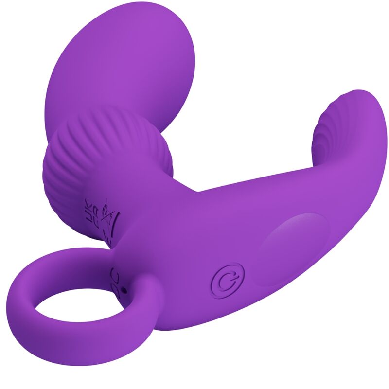MASAJEADOR ANAL VIBRADOR CAYLA - MORADO