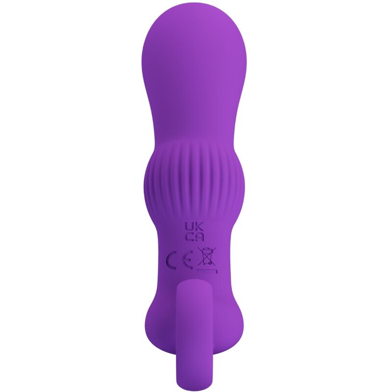 MASAJEADOR ANAL VIBRADOR CAYLA - MORADO