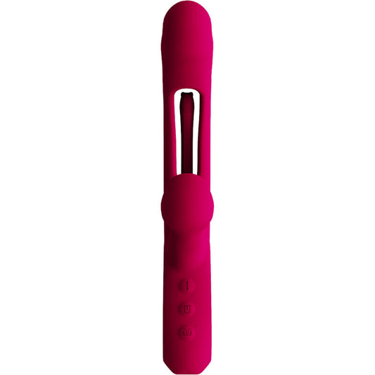 ARMONY - VIBRADOR IMPACT SWING Y ESTIMULADOR DUAL MODELO 2 BURDEOS