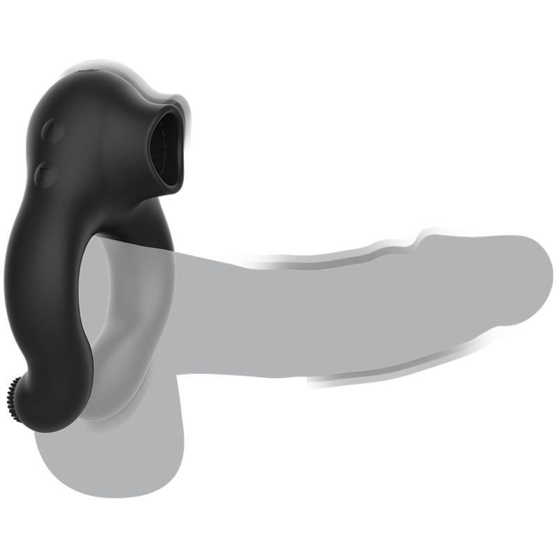 ARMONY - SILIKON-VIBRATORRING 3 MOTOREN SCHWARZ - GOLD