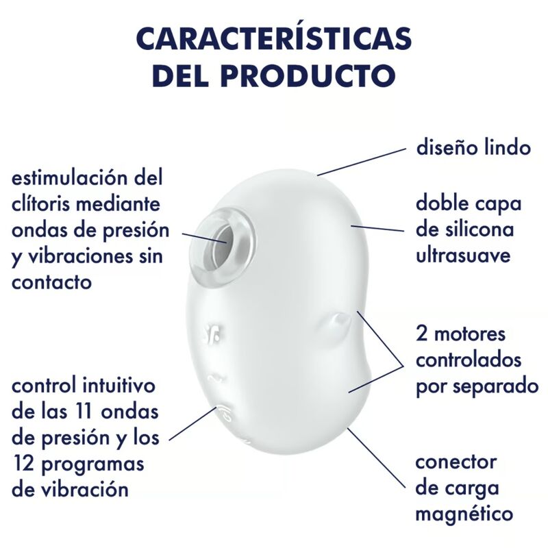 SATISFYER - CUTIE GHOST AUFLEGEVIBRATOR