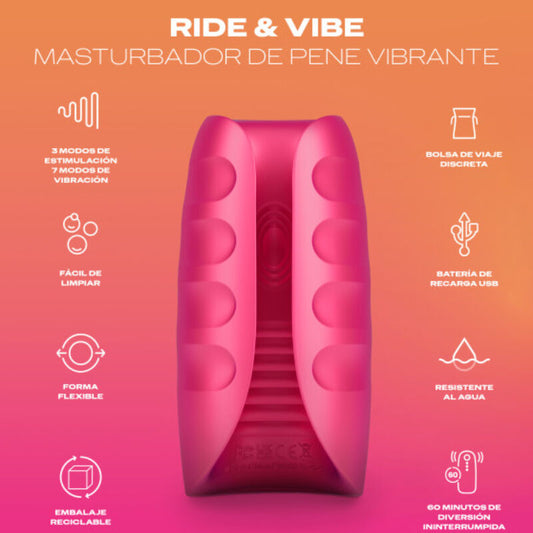 DUREX TOY RIDE & VIBE VIBRATOR MASTURBATOR