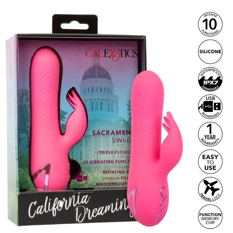 SACRAMENTO SWEETIE RABBIT-VIBRATOR - PINK