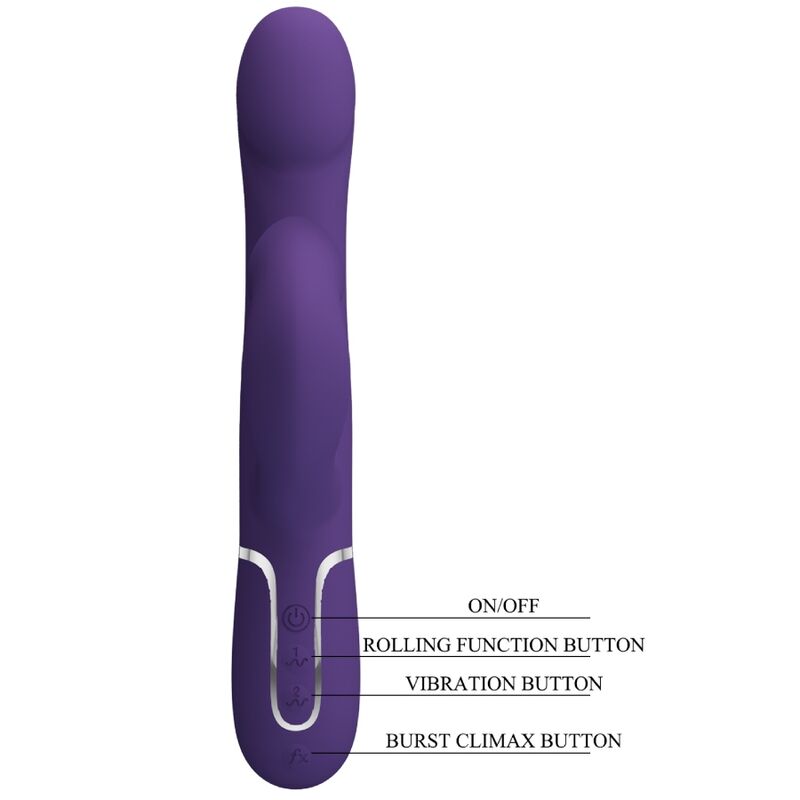 ZALIN RABBIT VIBRATOR 4 IN 1 LILA