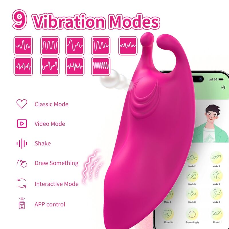 HONEYBEE TRAGBARES HÖSCHENVIBRATOR - KOSTENLOSE APP