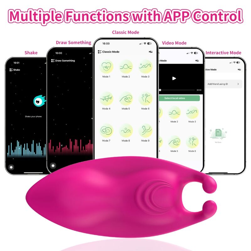 HONEYBEE TRAGBARES HÖSCHENVIBRATOR - KOSTENLOSE APP