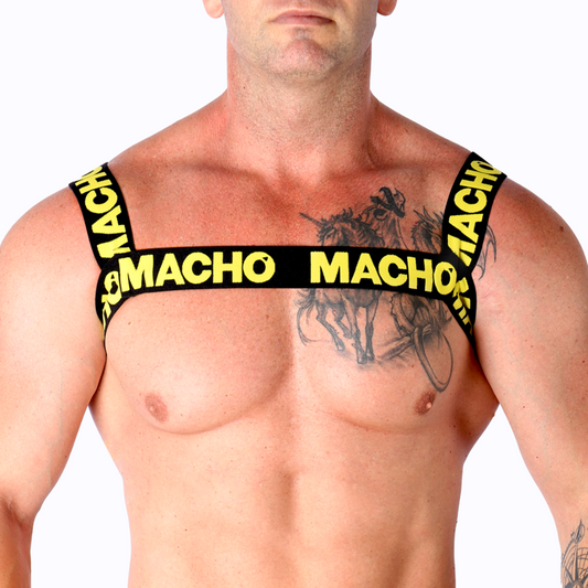 MACHO - CINTURÓN DOBLE AMARILLO
