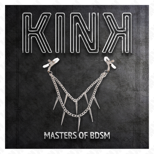 KINK - PINZAS PARA PEZONES CON CADENAS DE PINCHOS 30 CM