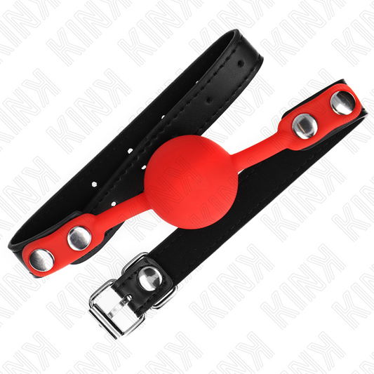 KINK - RED SILICONE BALL 4 CM GAGG 60 x 2 CM