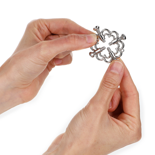 KINK - PINZAS METÁLICAS PARA PEZONES CON FORMA DE FLOR