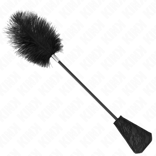 KINK - OSTRICH FEATHERS FOR TICKLING WITH LACE PALETTE 56 CM