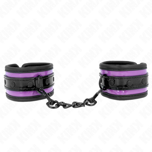 KINK - NEOPRENE WRIST CUFFS LIGHT PURPLE ADJUSTABLE 21-28 CM X 5 CM
