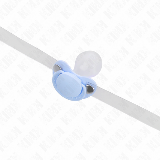 KINK - CHUPETE AZUL CLARO Fizz 5,5 x 4 CM AJUSTABLE 43-60 CM